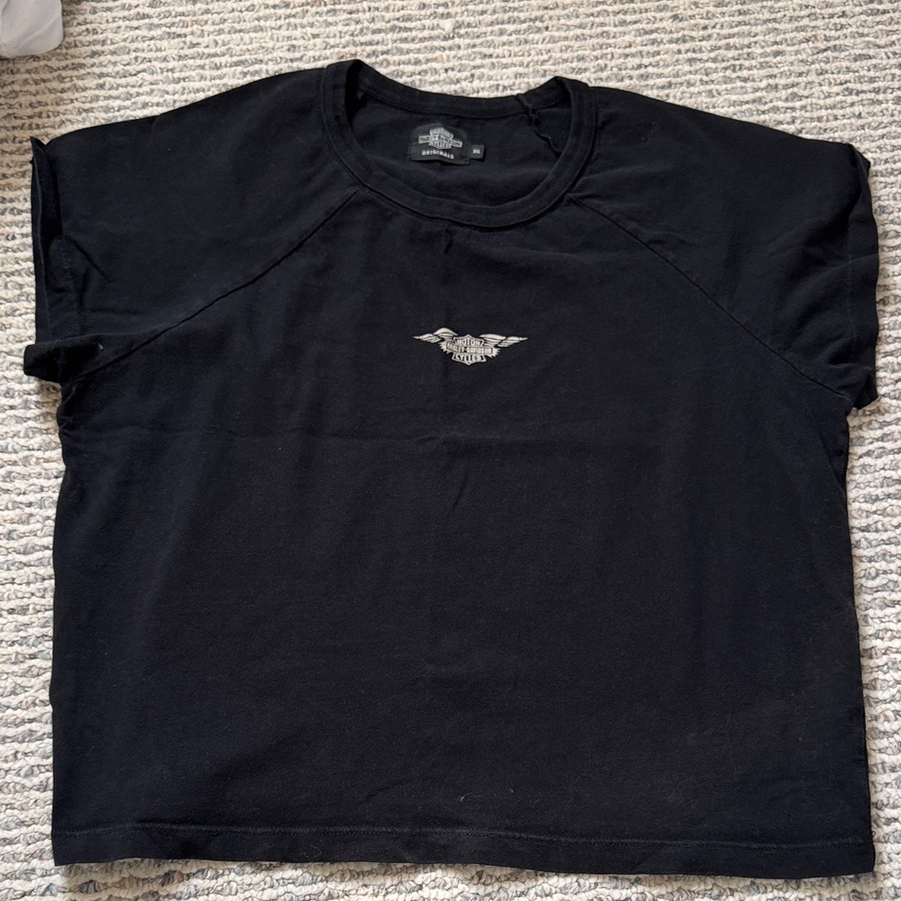Harley-Davidson Black Babydoll Tee